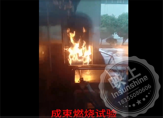 Beam combustion test