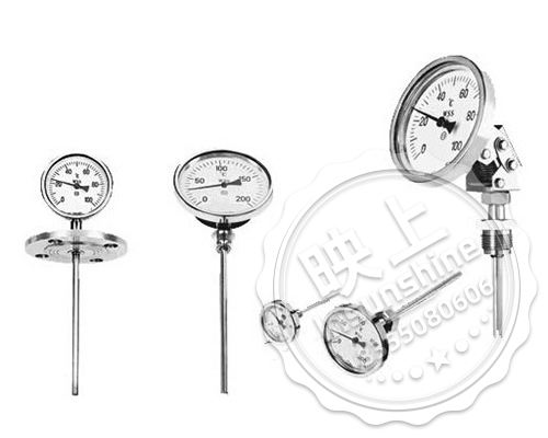 Electric contact bimetal thermometer