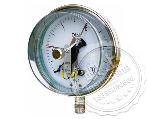 Electric contact pressure gauge