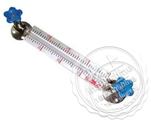Glass tube liquid level meter