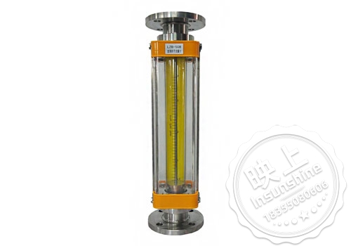 Glass tube float flow meter