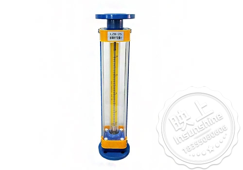 Glass rotor flow meter