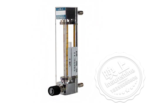 Pagoda connector glass rotor flow meter