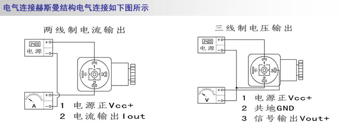 ZR804H高温型压力变送器接线图